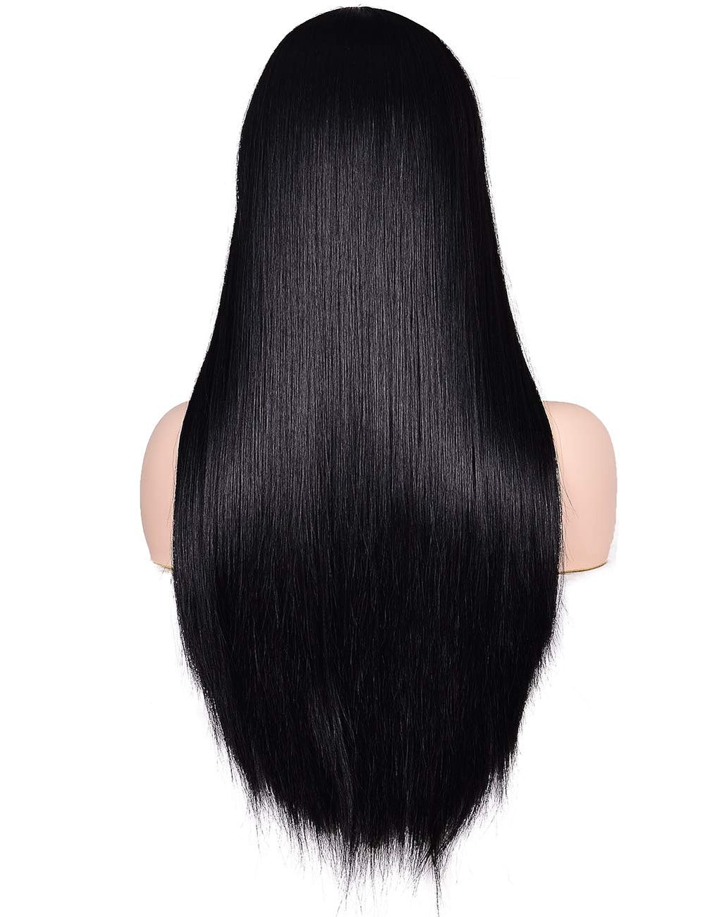morvally back view showing full 26-inch length for dramatic looks