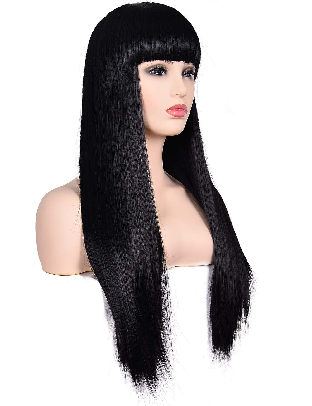 morvally bangs detail highlighting trim-ready 4.5-inch fringe benefit