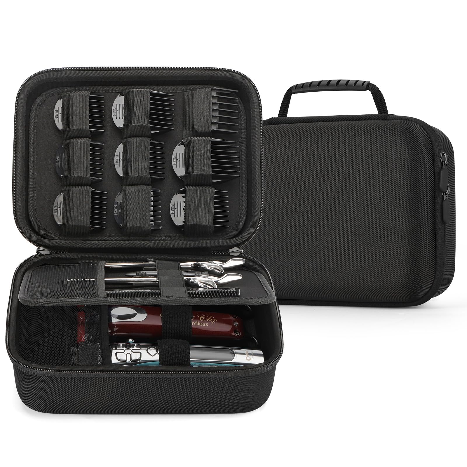 MOSLA front view of hard case showing robust protection and easy carry
