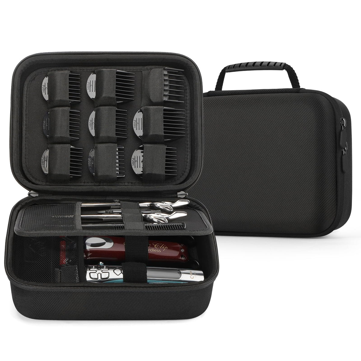 MOSLA front view of hard case showing robust protection and easy carry