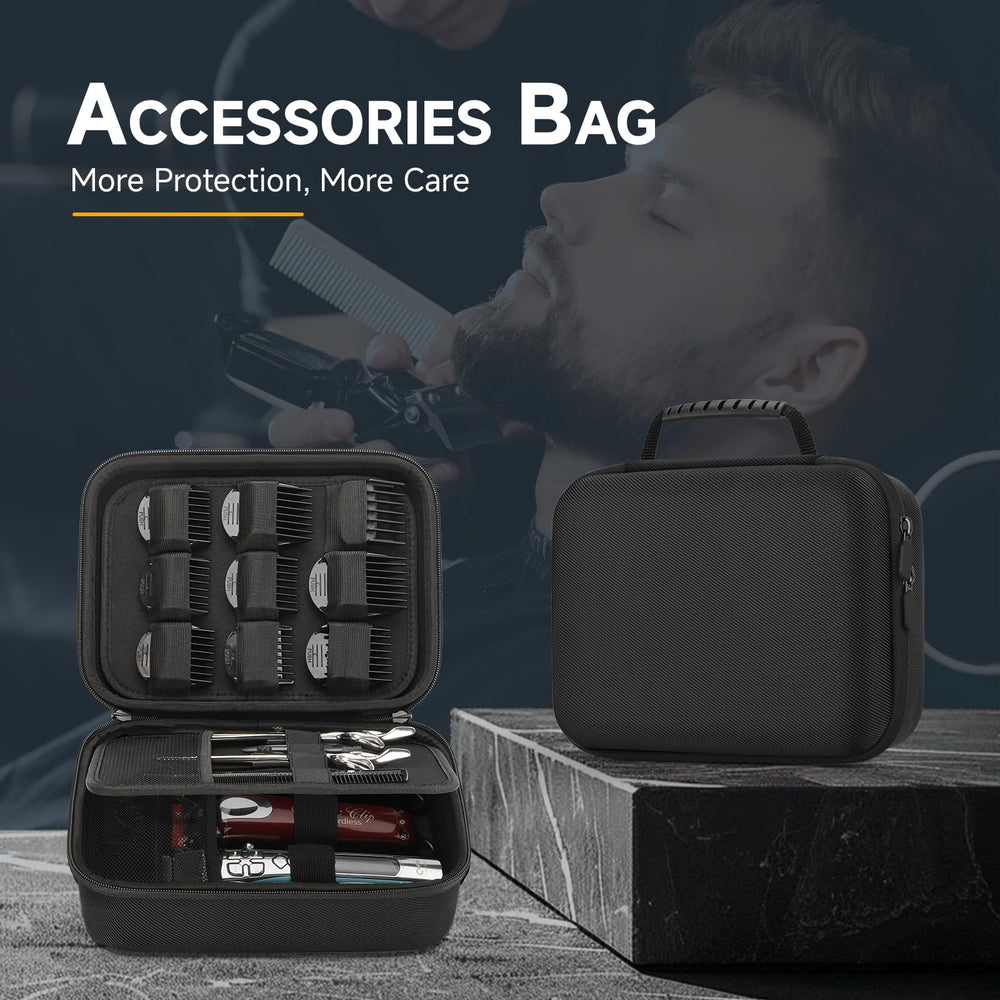 MOSLA case in use on barber station improving workflow and safety