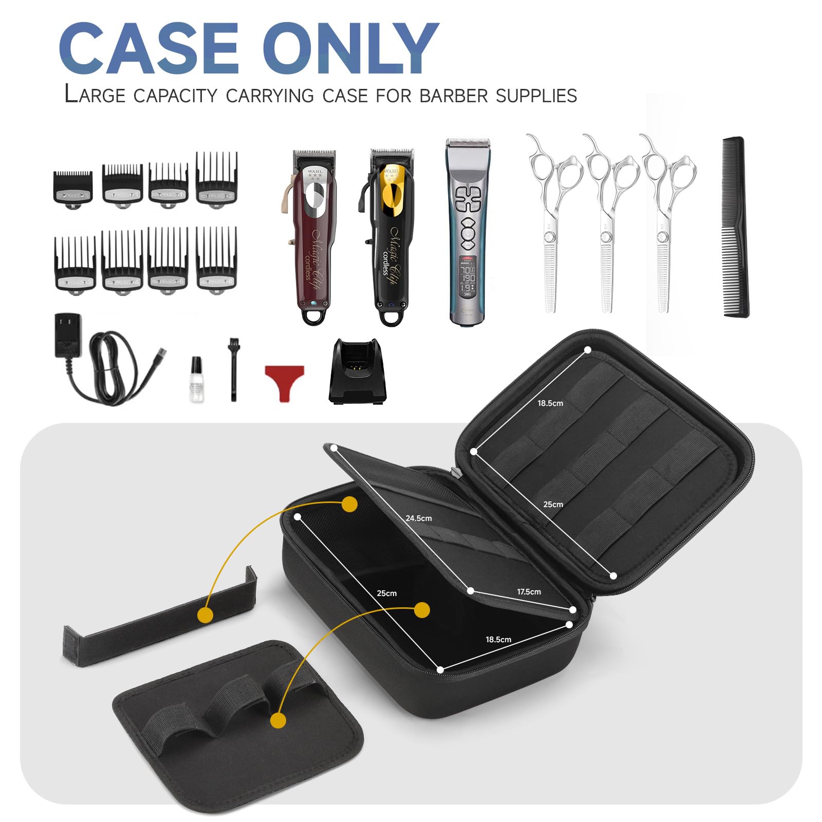 MOSLA open interior showing dividers and neat organization for tools