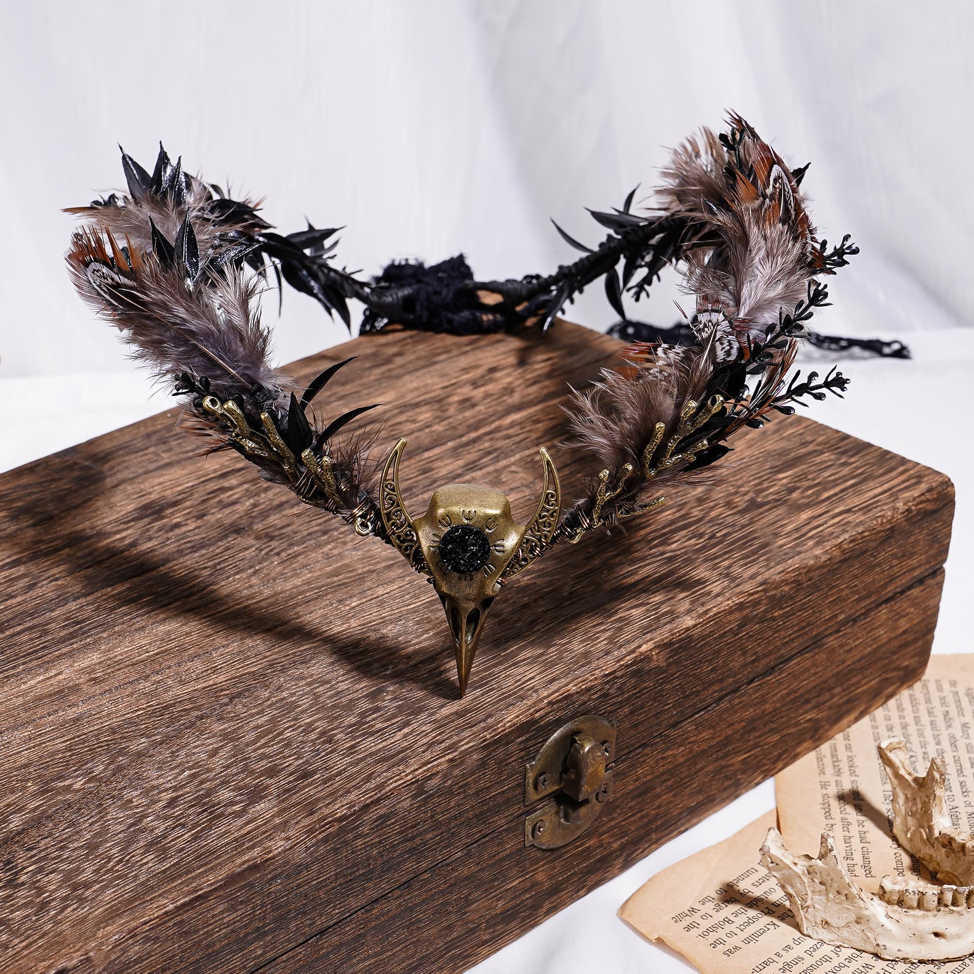 MOSTORY crown on hand for scale demonstrates wearable, lightweight design