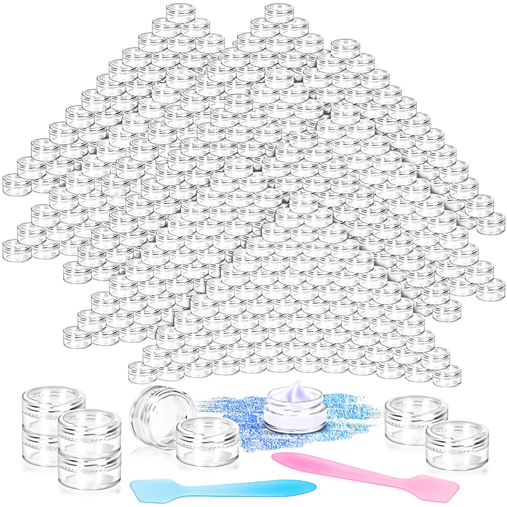 MotBach front view of 200-pack clear jars showing quantity and packaging convenience