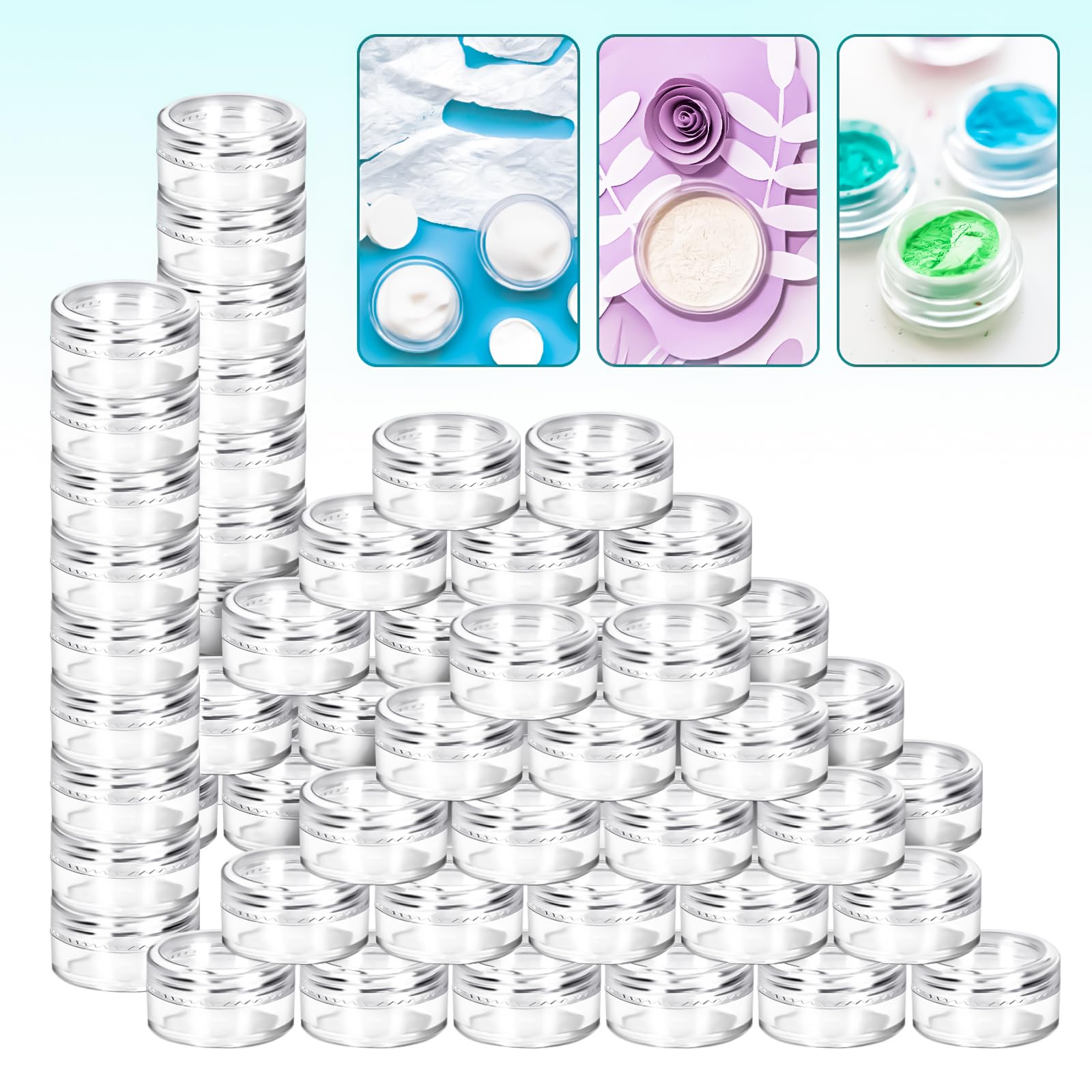 MotBach stacked jars in storage showing compact organization and space saving