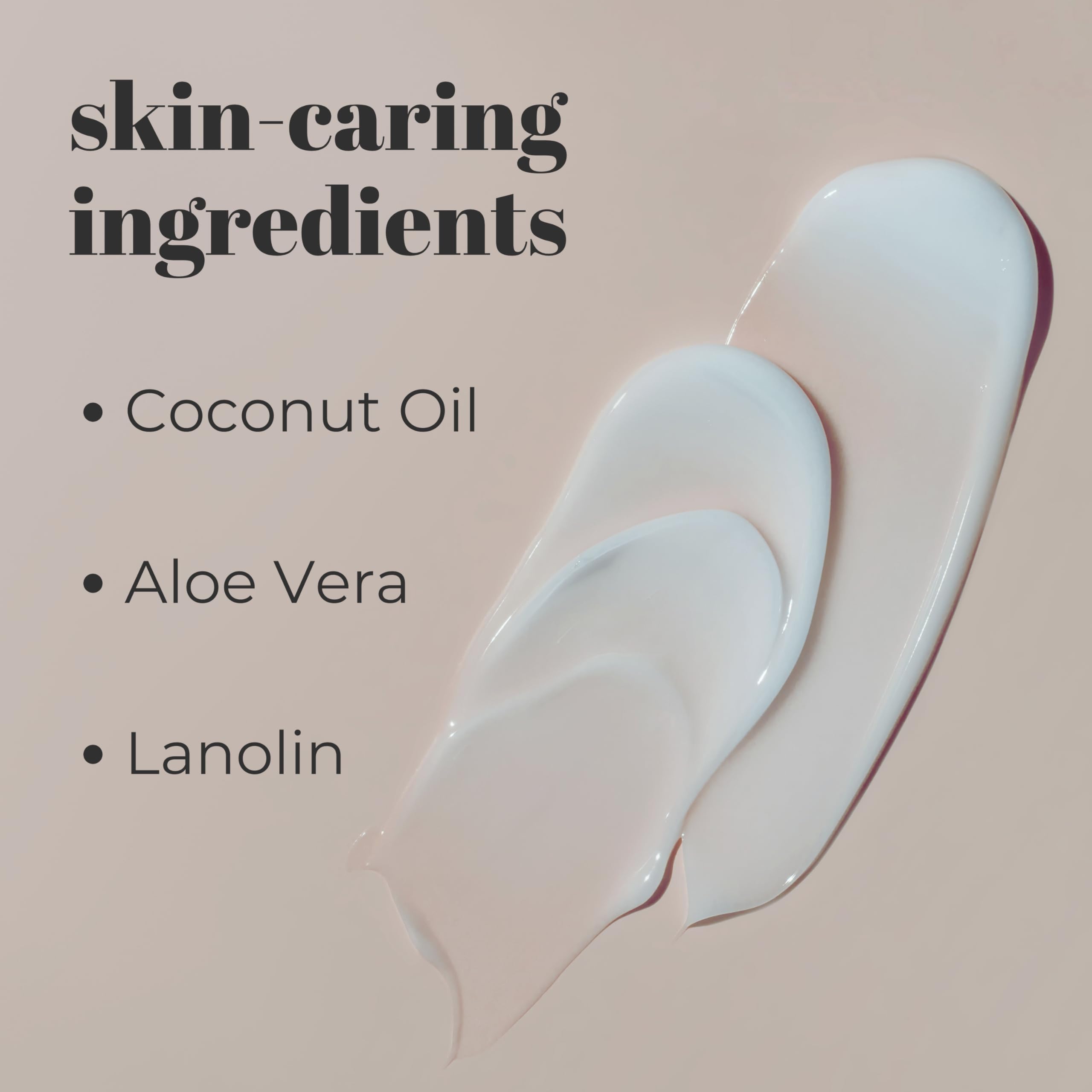 Mountain Ocean applied on hands demonstrating quick-dry benefit
