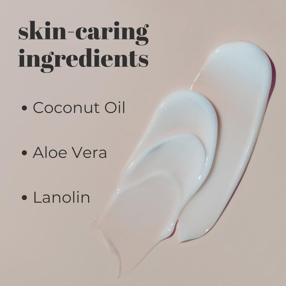 Mountain Ocean applied on hands demonstrating quick-dry benefit