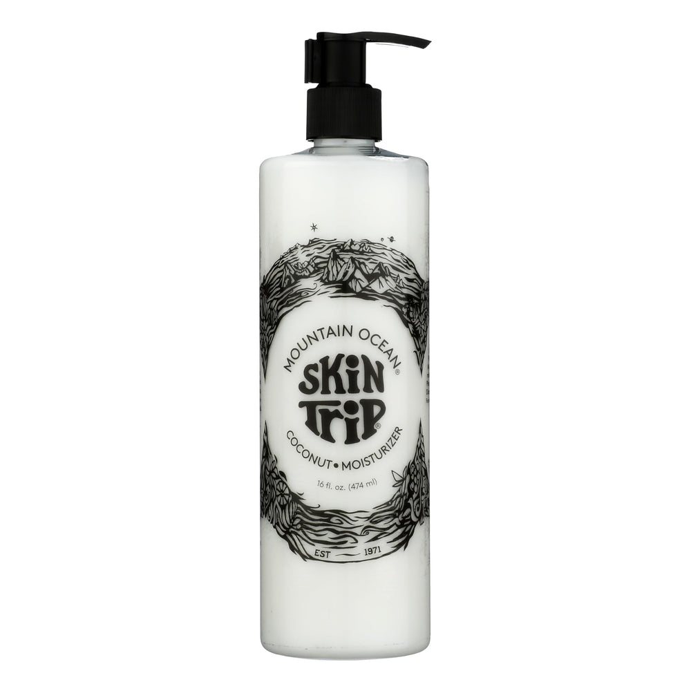 Mountain Ocean front pump bottle showing convenient one-press dosing benefit