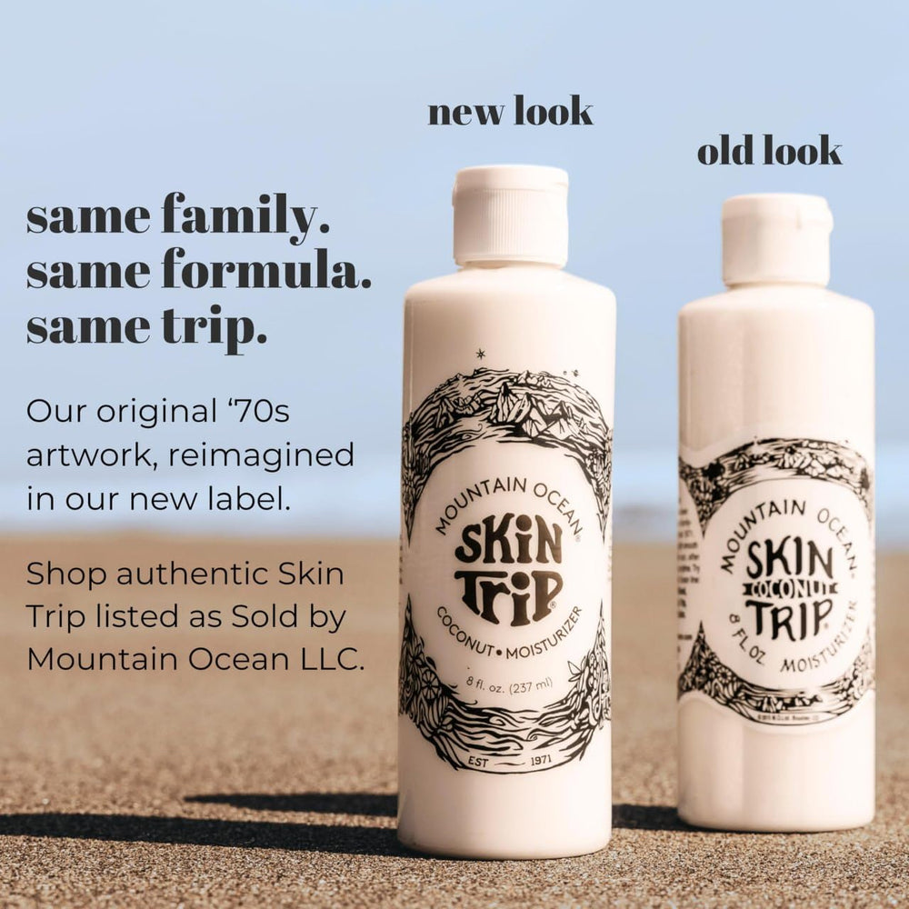 Mountain Ocean bottle staged at the beach conveying fresh, sun-warmed coconut vibe
