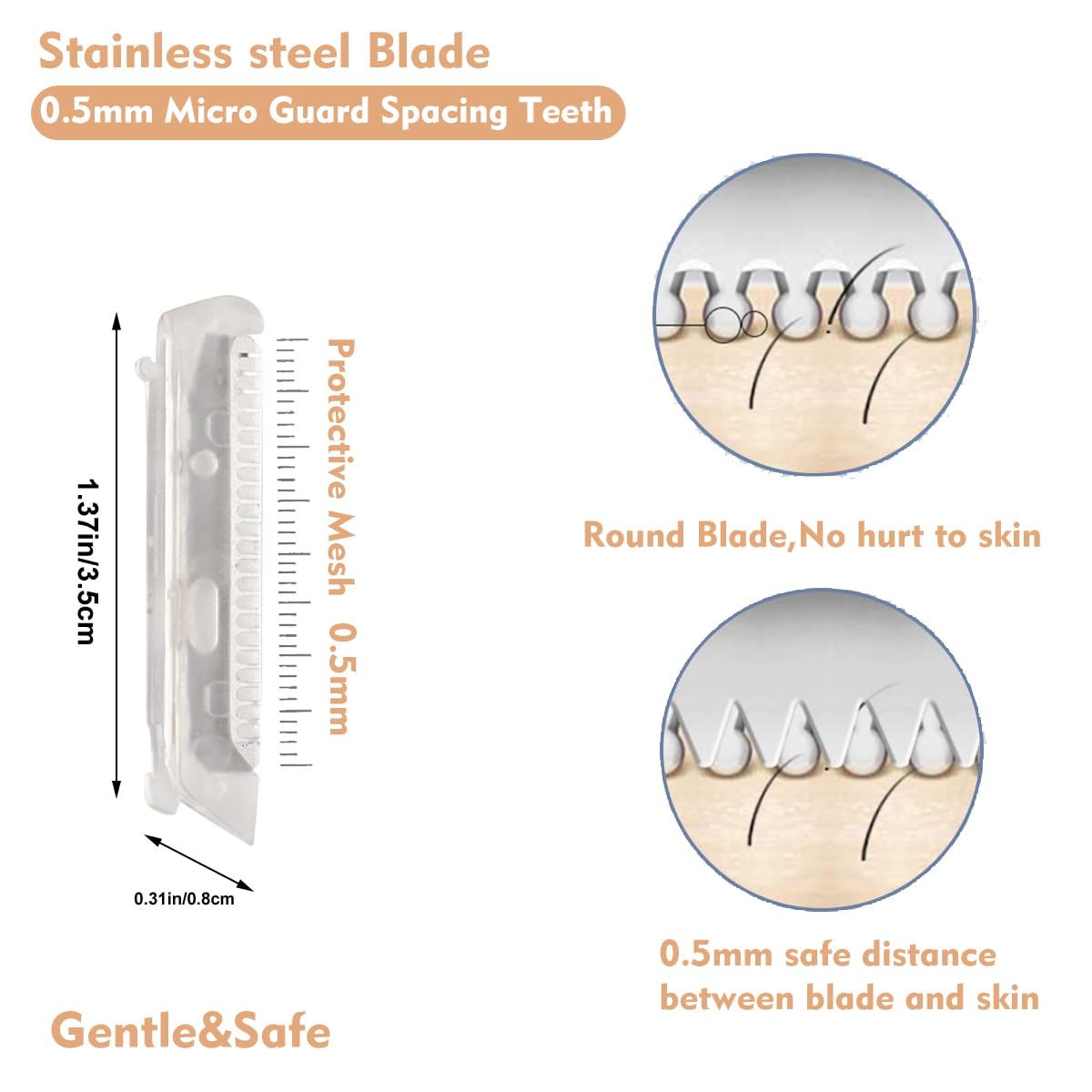 MOVELOVE replacement head attached to dermaplane device demonstrating smooth operation
