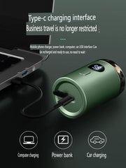 MOVELOVE mini razor held in hand to show scale and easy portability