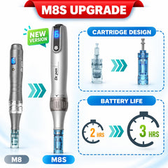 MPK close-up of 0.2996 mm rounded micro-tips, gentle surface exfoliation benefit