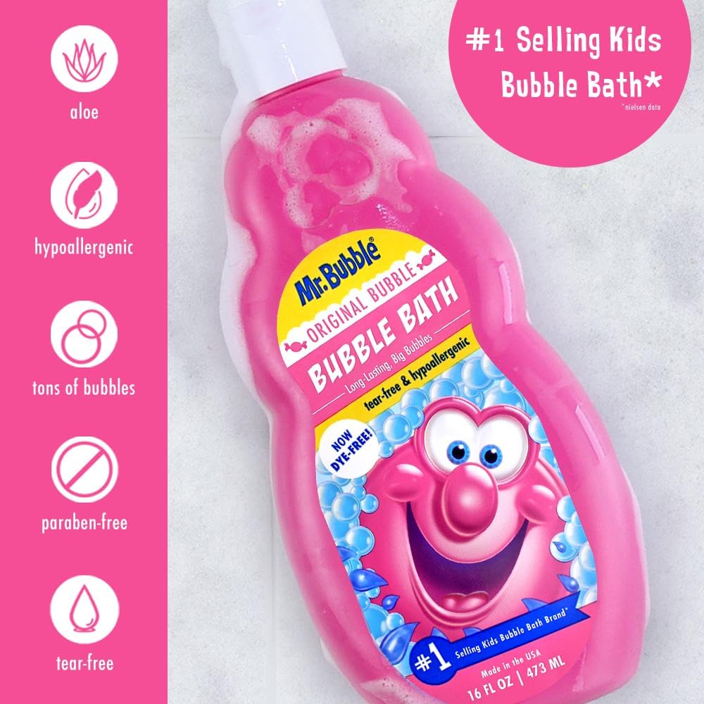 Bubblegum scent concept with Mr. Bubble and a nostalgic vibe