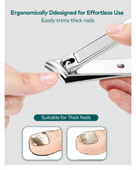 MR.GREEN beveled nail clipper close-up showing sharp edge for precise trims