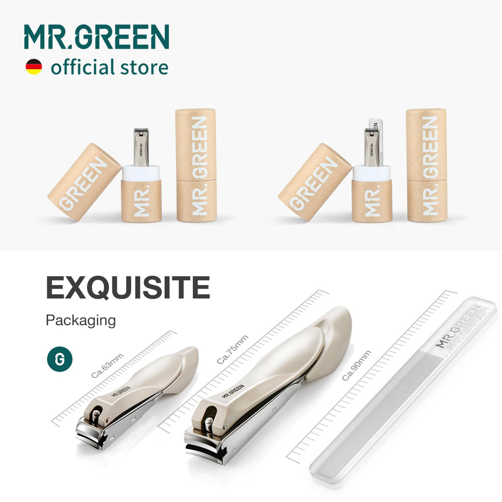 MR.GREEN packaged travel ready in pouch showing portability and protection