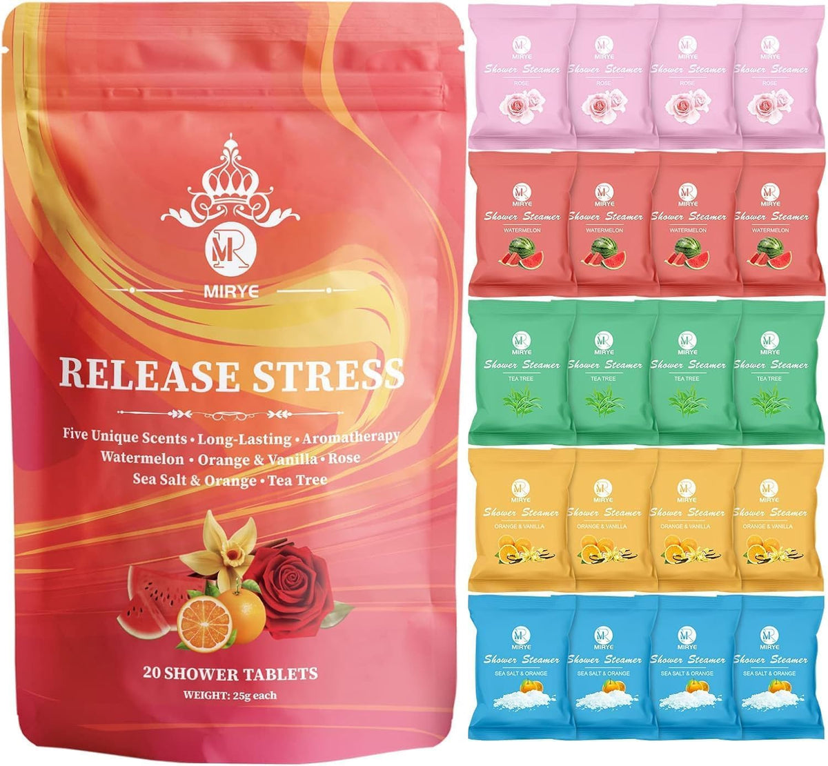 MR MIRYE front packaging showing 20-pack and scent variety for convenient gifting