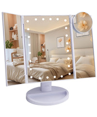 Mr. Pen front view showing full mirror and bright LEDs for clearer makeup