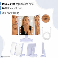 Mr. Pen open side panels giving panoramic angles for better application