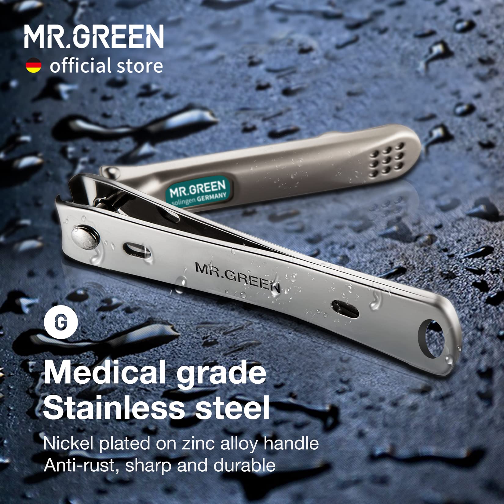 MR.GREEN reinforced cross-bolt connection detail for long-lasting blade alignment and durability