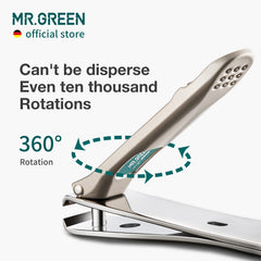 MR.GREEN ergonomic widened tail base for better balance and more comfortable control