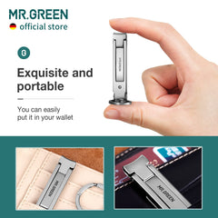 MR.GREEN hidden nail file extended for smoothing and finishing nails