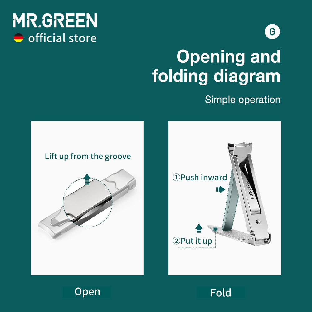MR.GREEN iron box open showing robust protective storage benefit
