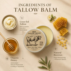MROUVIK ingredients view with honey and tallow highlighting pure natural blend