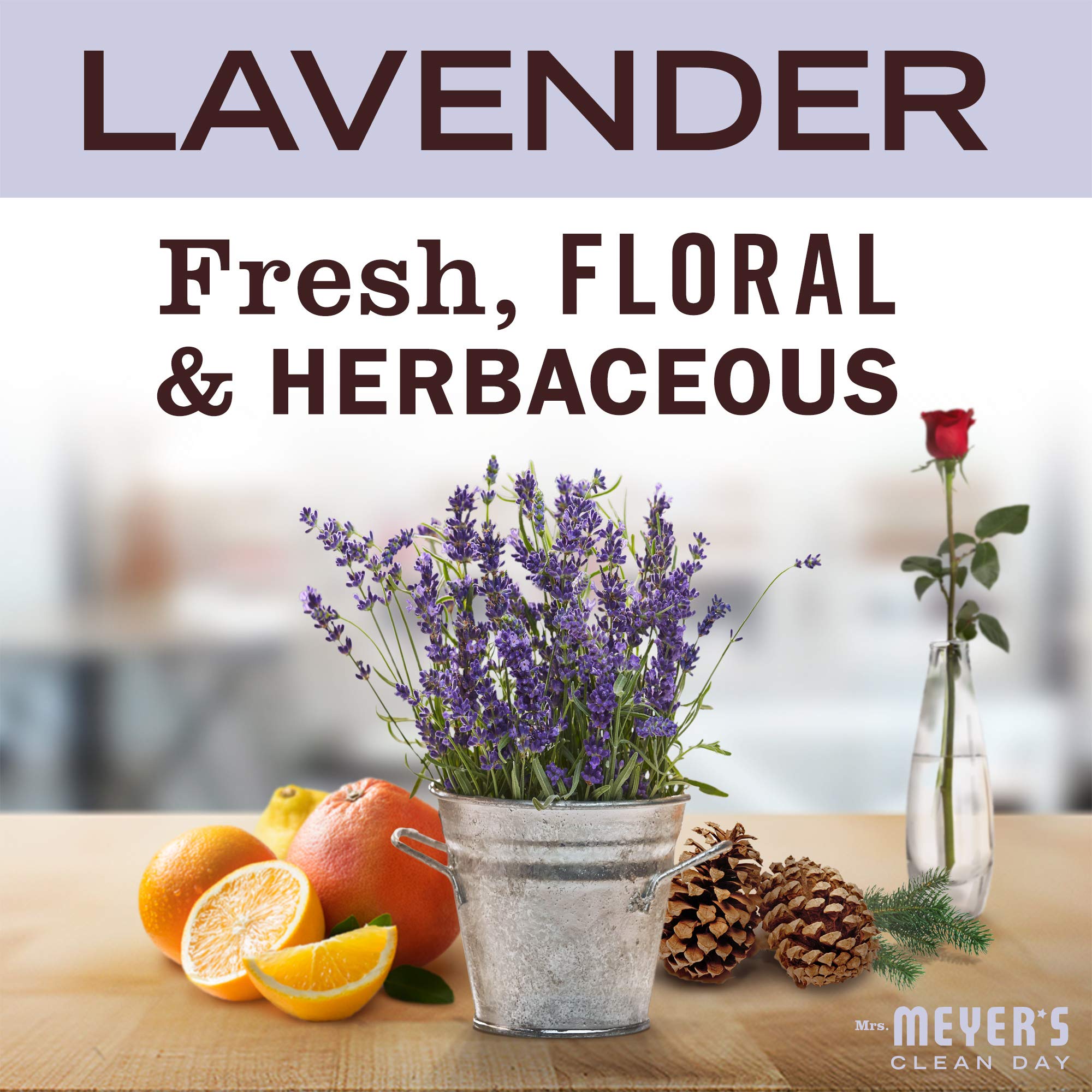 Mrs. MEYER'S Leaping Bunny certification label conveying cruelty-free ethical benefit