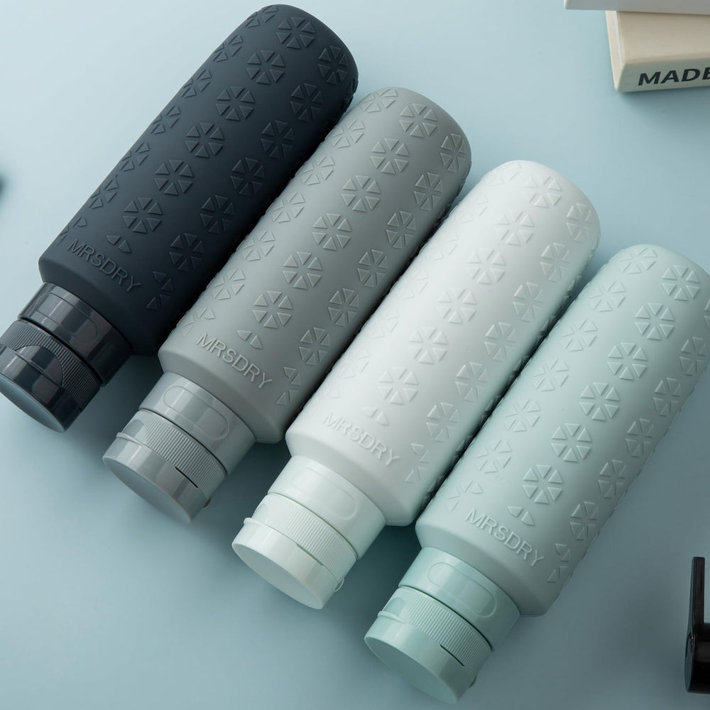 Mrsdry bottle interior with cleaning brush for hygienic reuse benefit