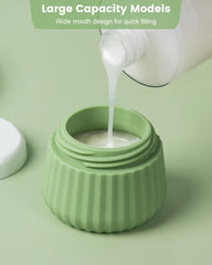 Mrsdry jar threaded lid closeup showing leak-resistant seal benefit