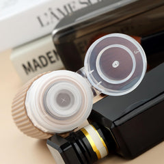 Mrsdry two 6oz silicone bottles closeup for easy dispensing