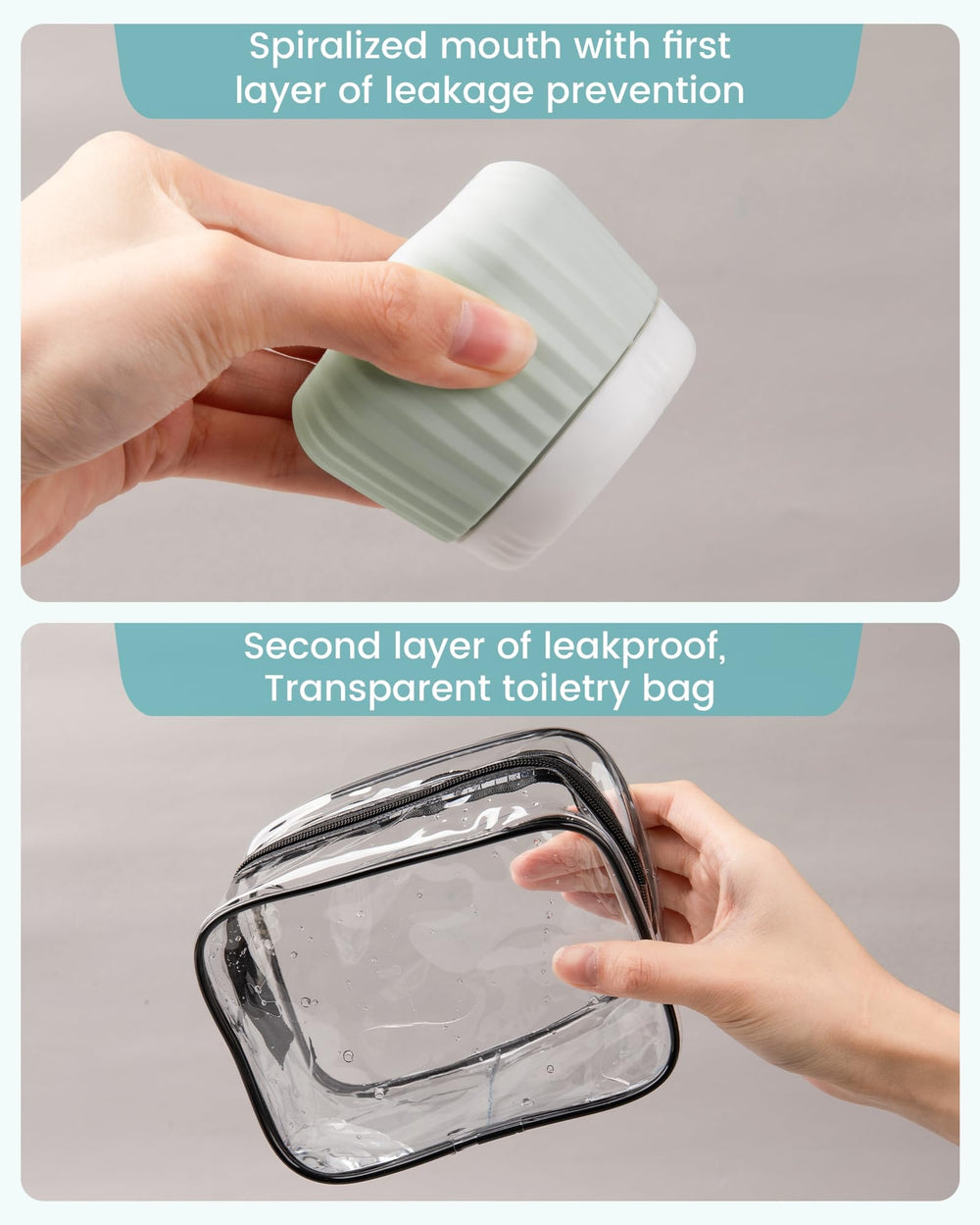 Mrsdry set on bathroom counter conveying neat everyday travel-ready organization