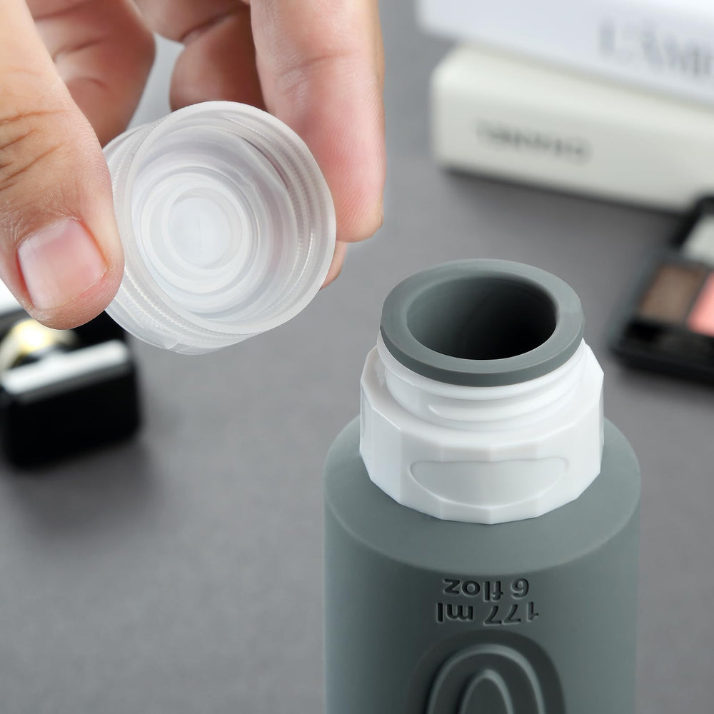 Mrsdry detail of opal-shaped bottle interior allowing full product access and less waste