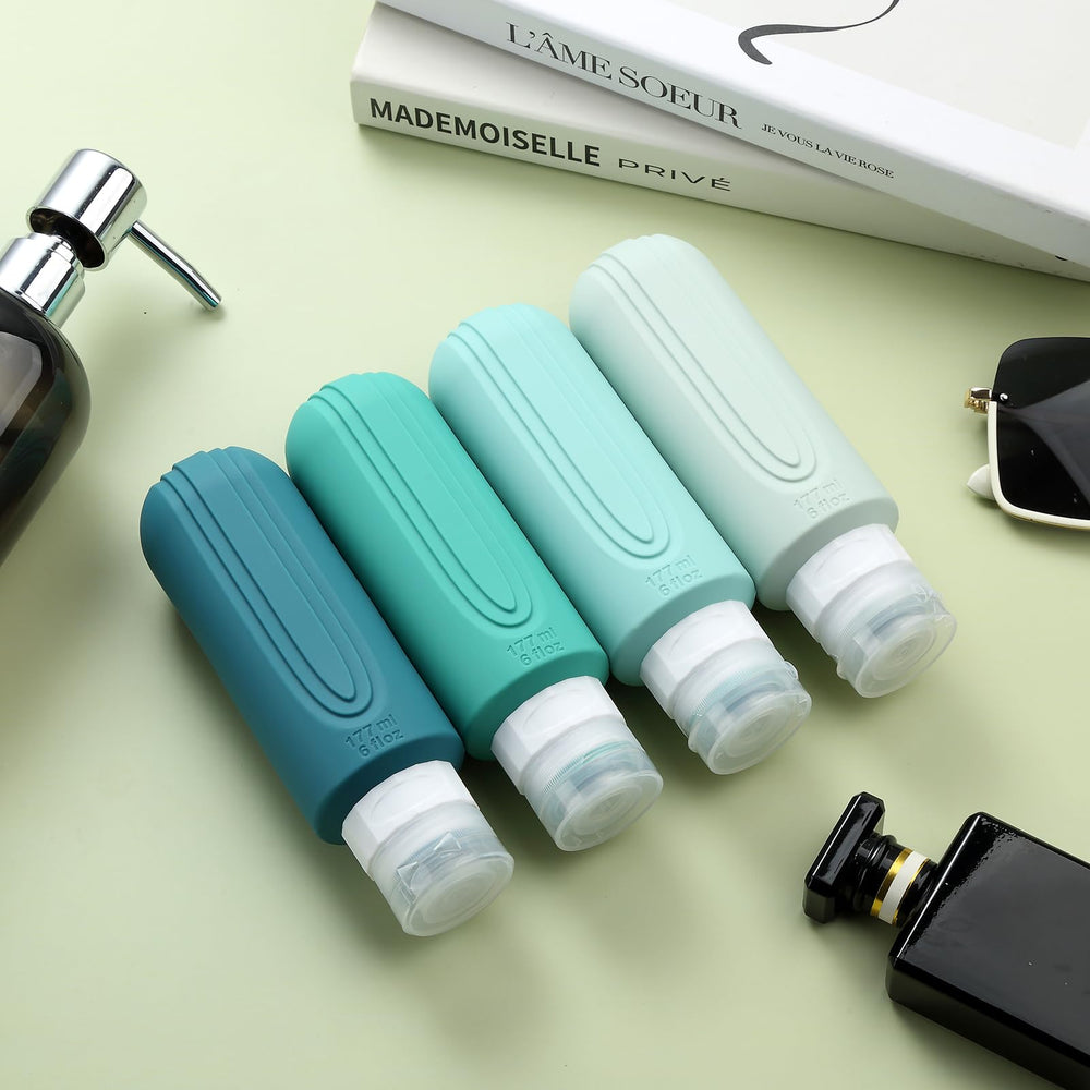 Mrsdry bottle next to passport and boarding pass, 6oz travel-friendly capacity
