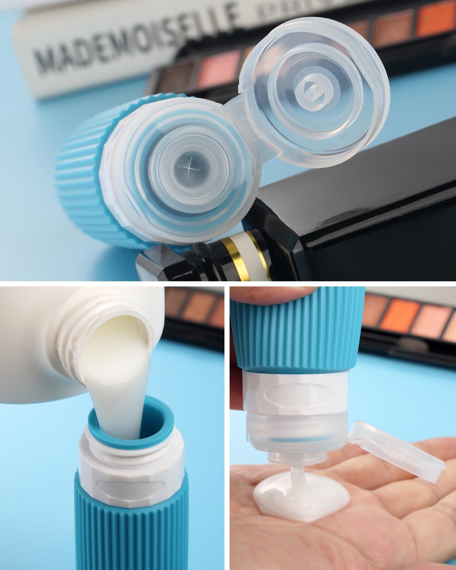 Mrsdry bottle nozzle close-up showing leak-proof cap and precise dispensing
