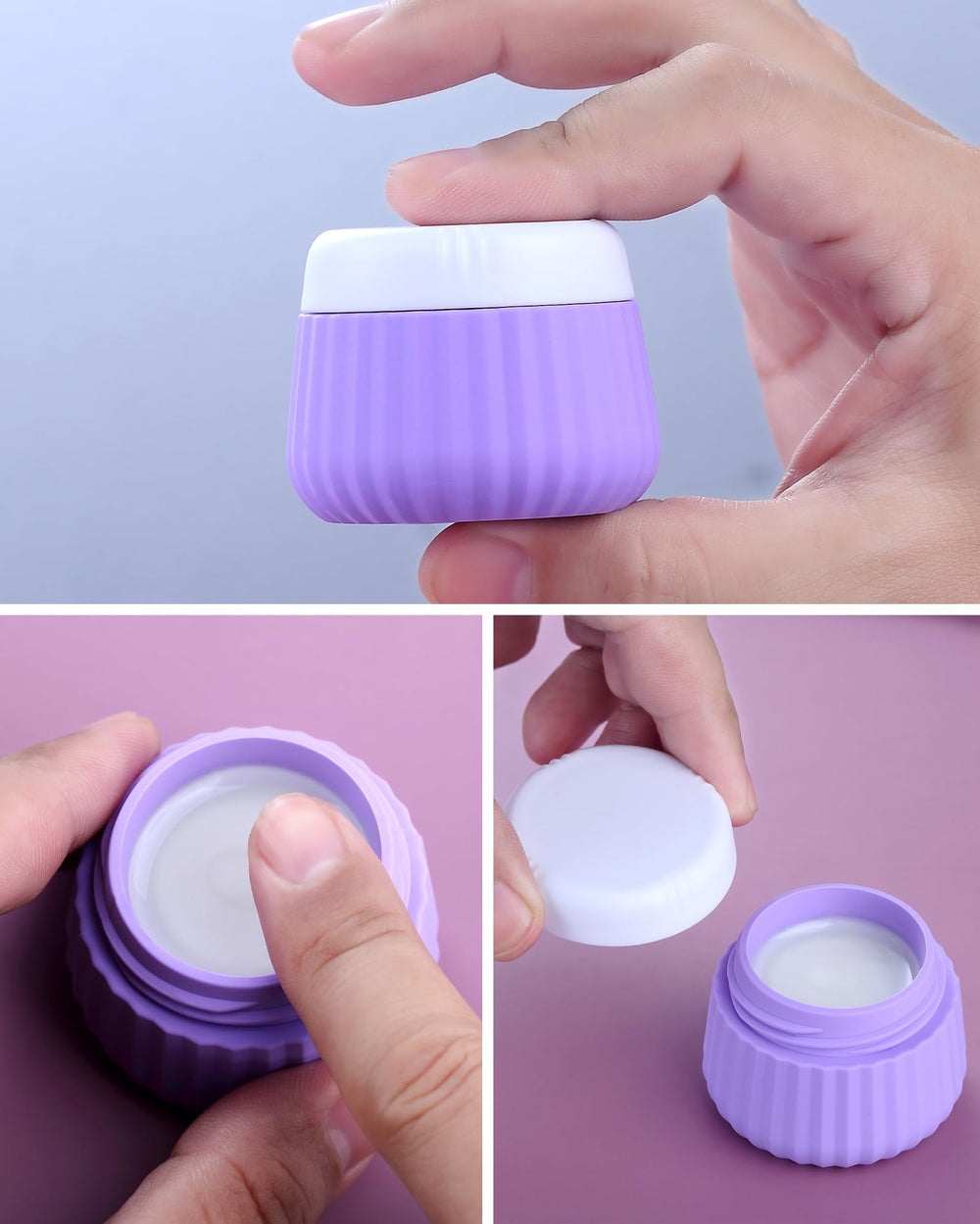 Mrsdry bottle with wide opening being refilled to show easy filling