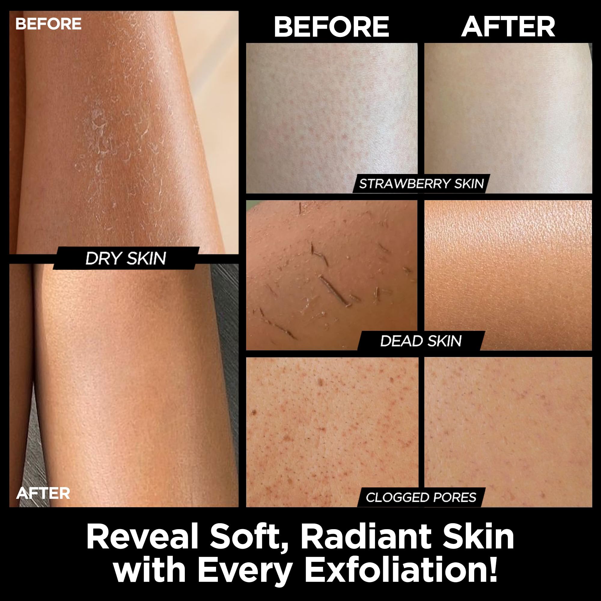 MS kessa mitt texture closeup highlighting natural fibers for effective exfoliation