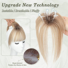 Ms Taj closeup hair texture showing real human hair softness and blend