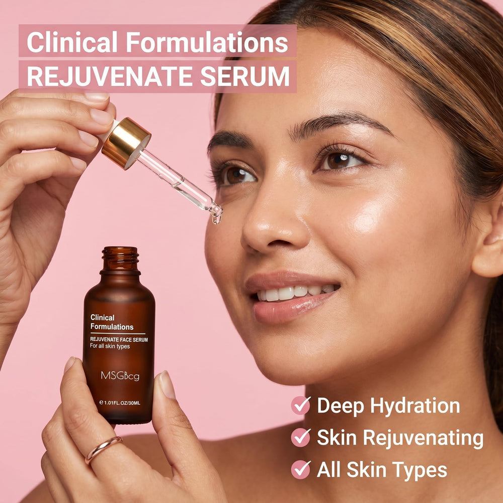 MSGBcg dropper releasing lightweight serum texture for quick absorption