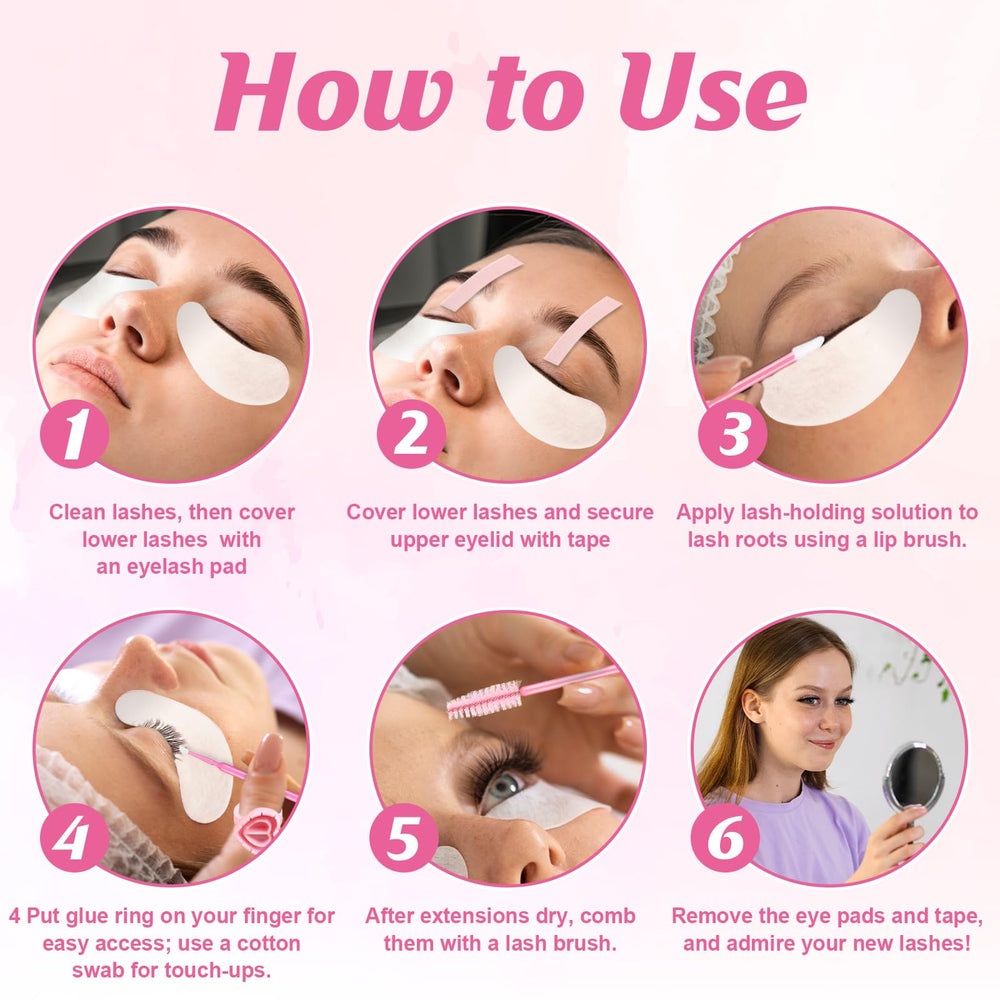 MSHUNKEJI lash tape roll detail highlighting non-woven fabric for gentle removal