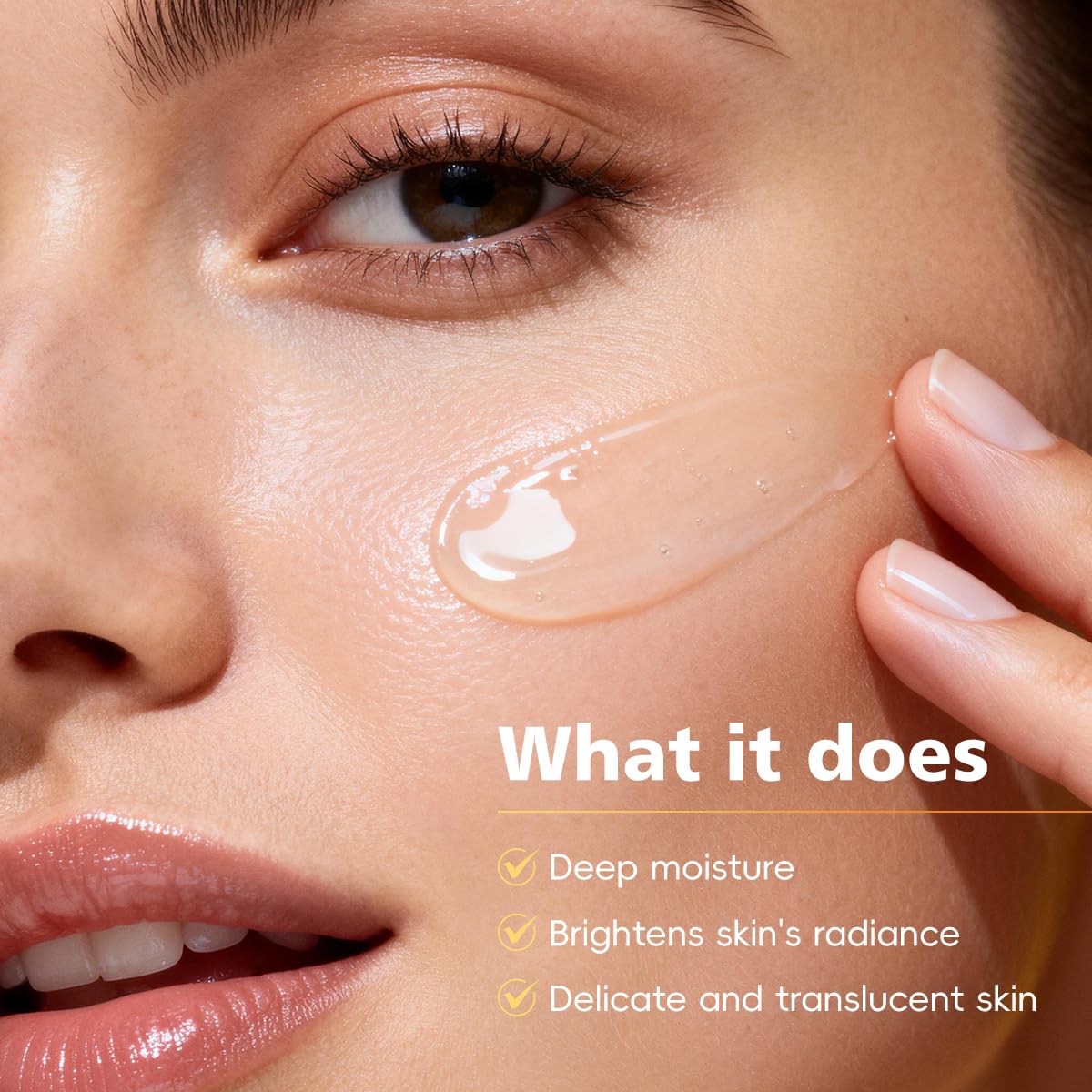 MSMEESUYA application on skin showing quick absorption benefit
