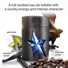 Mugler A*Men packaging and cap detail highlighting premium finish