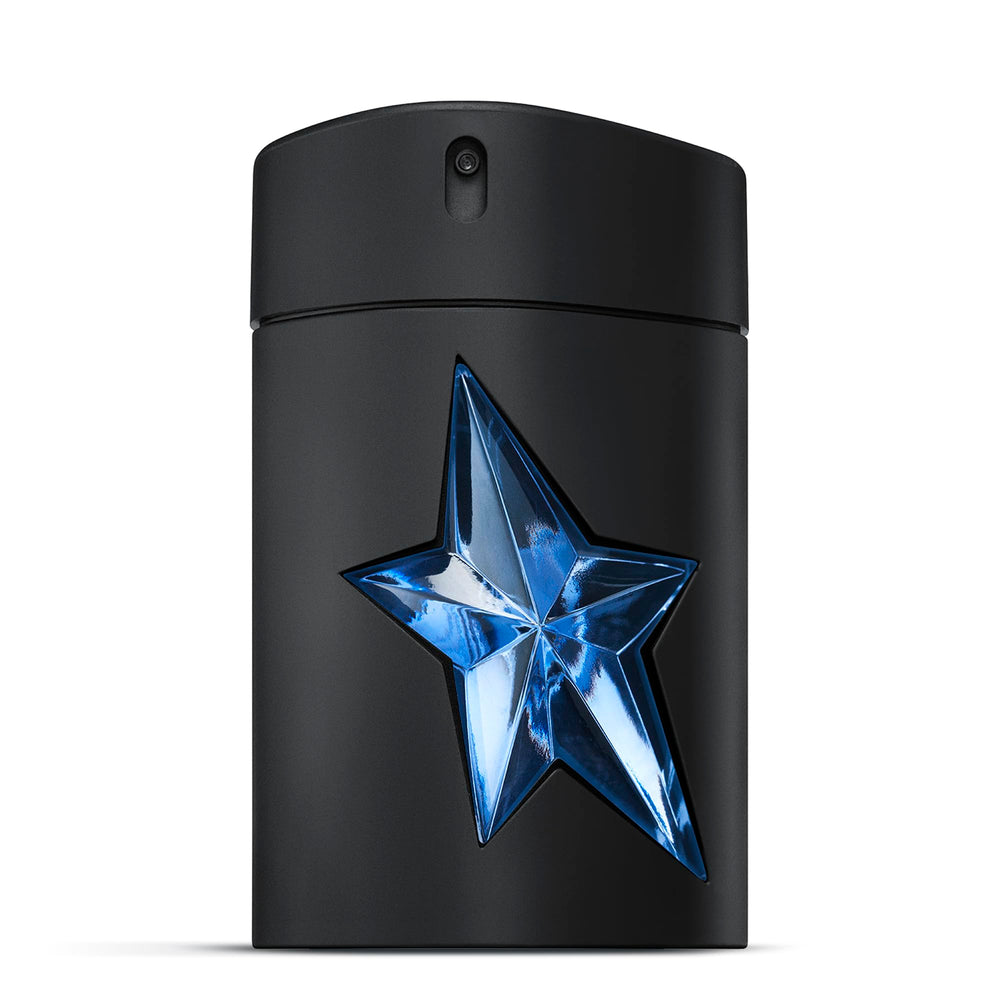 Mugler A*Men front bottle showing bold design and confident appeal