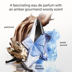 Mugler Angel close-up of flacon detail highlighting luxe finish benefit