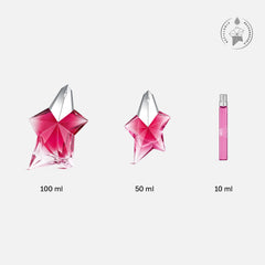 Mugler Angel Nova fine mist spray in motion showing effortless application and even coverage