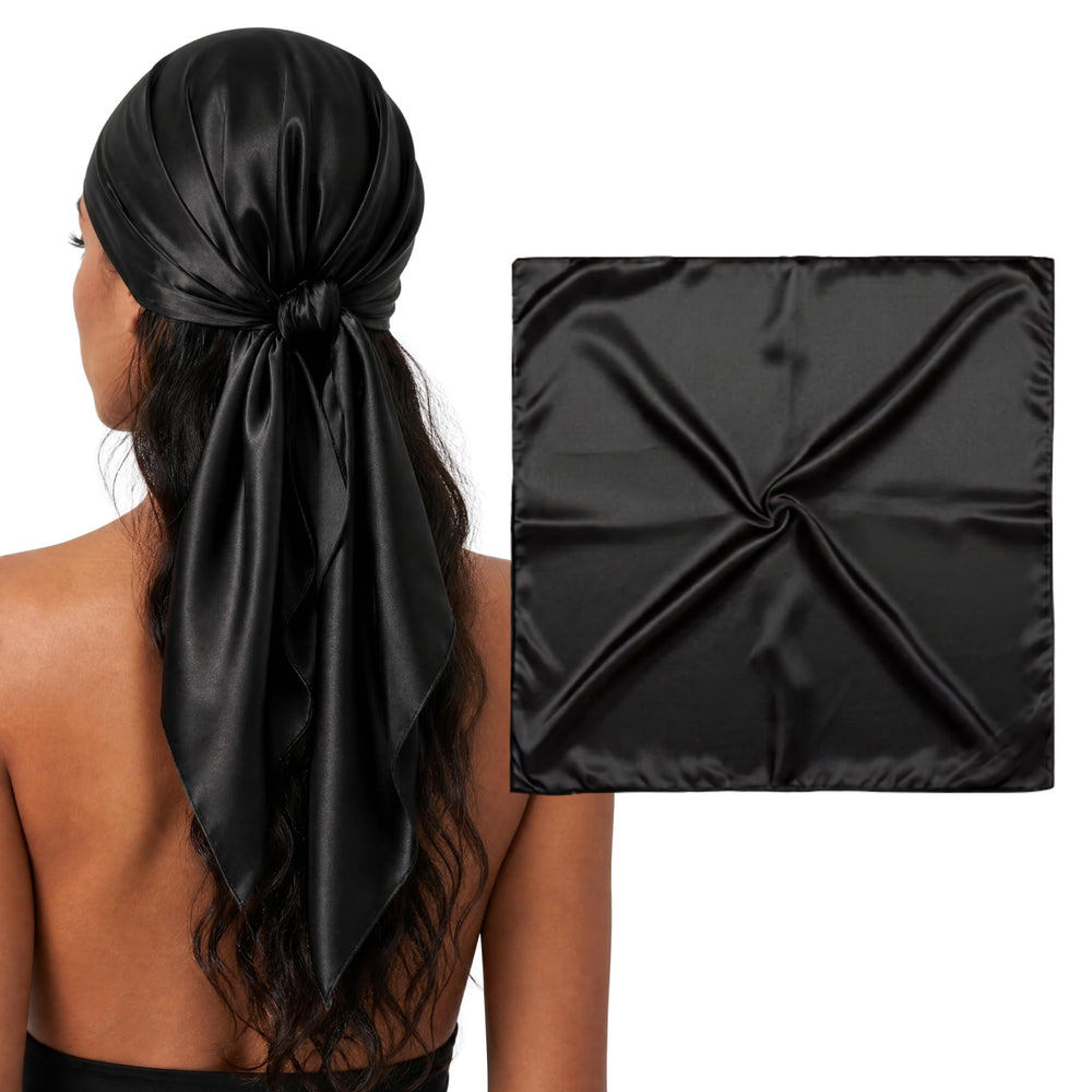 Mulberry Park Silks front flat-lay showing glossy silk and full square benefit