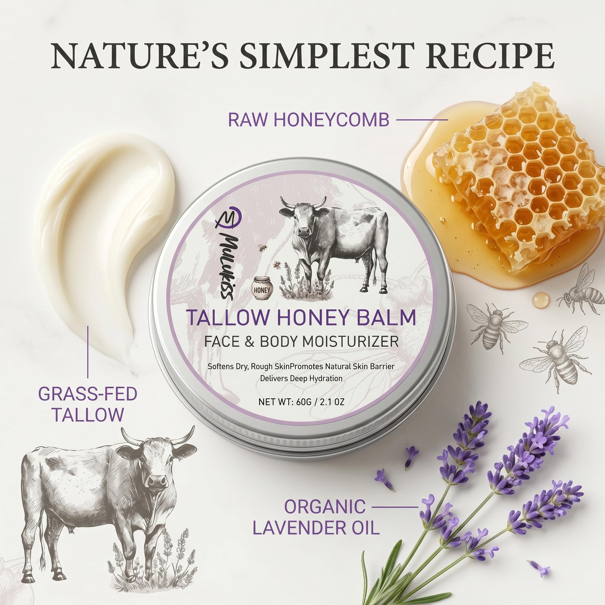 Mulukiss open jar whipped texture highlighting easy absorption benefit