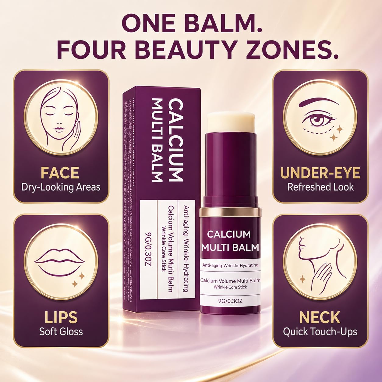 Mupapie balm under-eye application showing gentle touch benefit