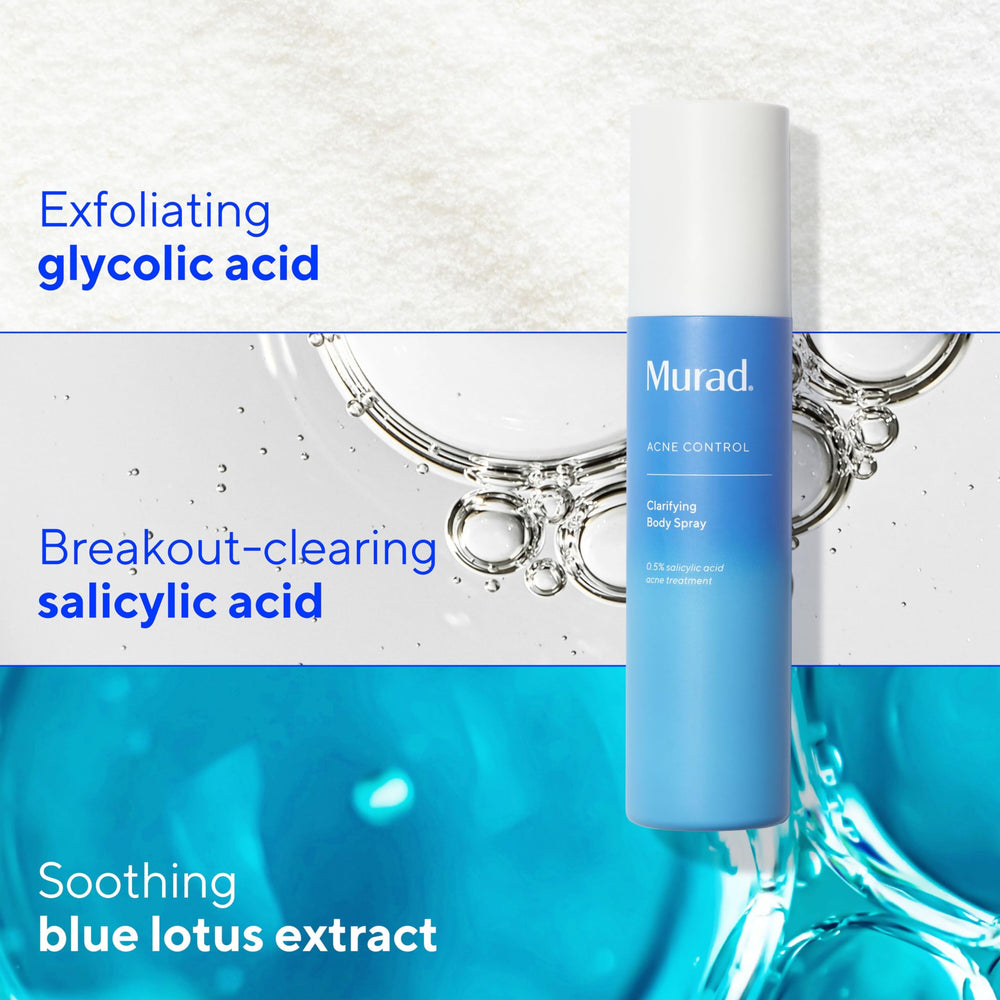 Murad side label close-up highlighting active salicylic acid