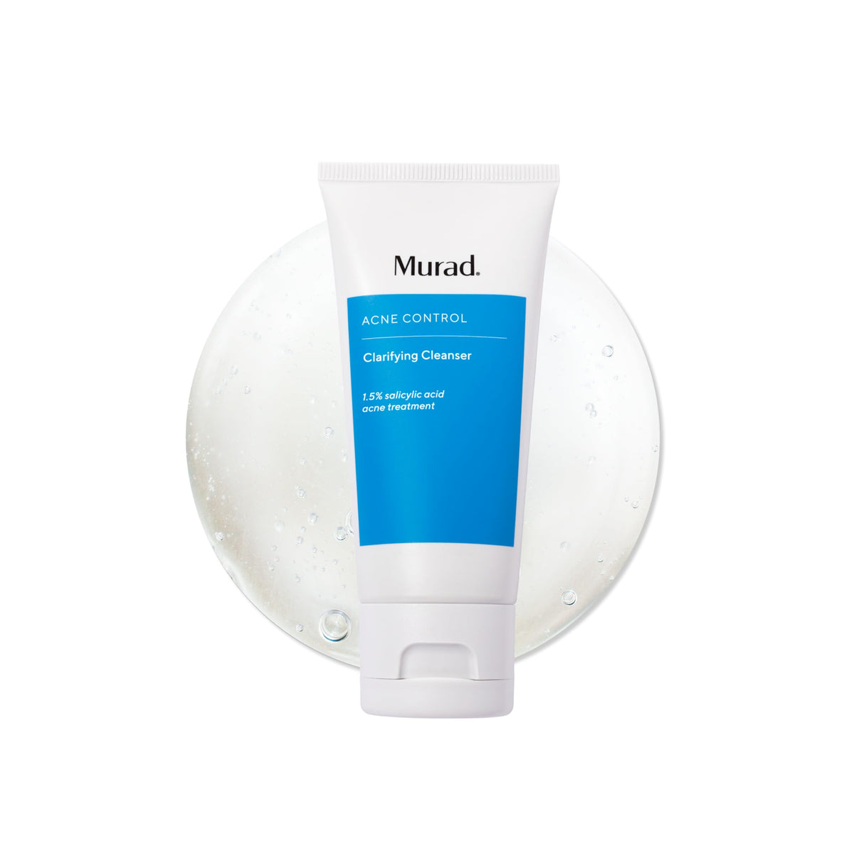 Murad clarifying cleanser front bottle showing branding and size benefits